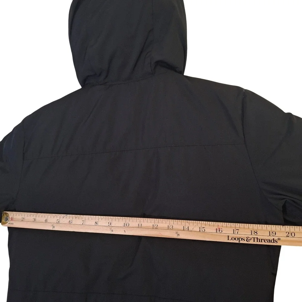 Theory Down Puffer Jacket Women's Small Hooded Parka Coat